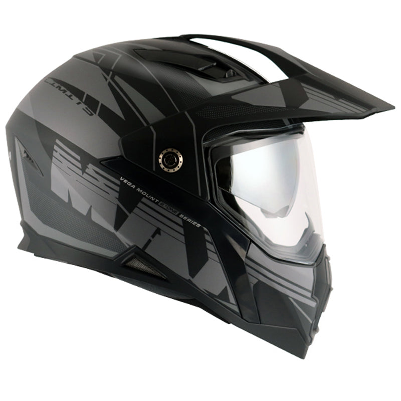 Vega Mount D/V MAX Black Anthracite Helmet - bikerstore.in