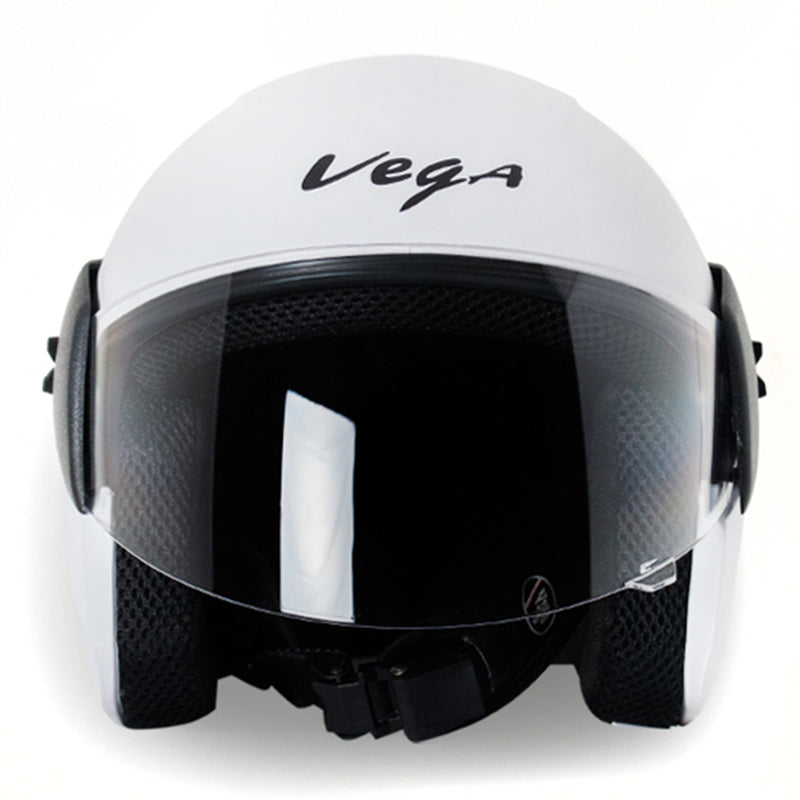 Vega Ridge White Helmet - bikerstore.in