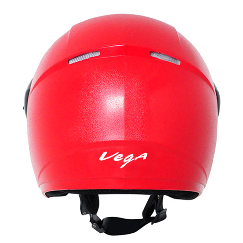 Vega Ridge With Peak Red Helmet - bikerstore.in