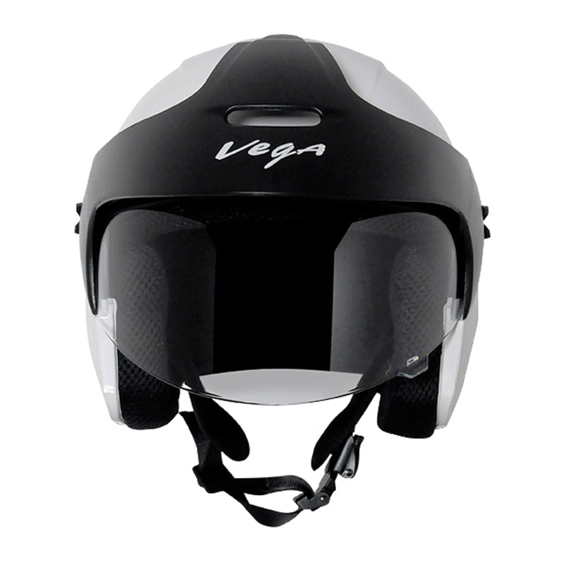 Vega Ridge With Peak White Helmet - bikerstore.in