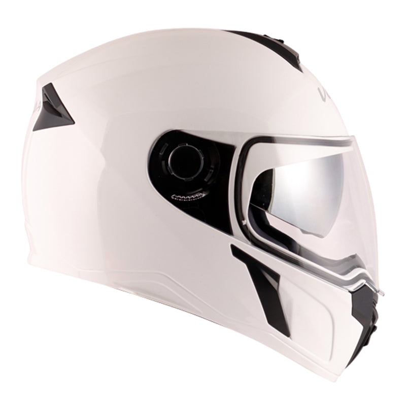 Vega Ryker D/V White Helmet - bikerstore.in