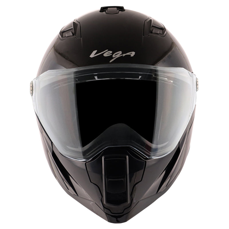 Vega Storm Black Helmet - bikerstore.in