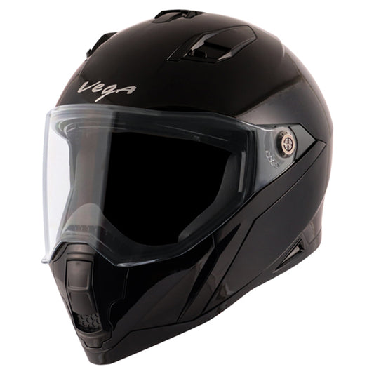 Vega Storm Black Helmet - bikerstore.in