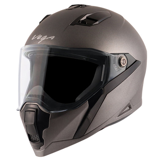Vega Storm Dull Anthracite Helmet - bikerstore.in