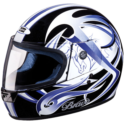 Studds Bravo D3 Black N1 Helmet - bikerstore.in