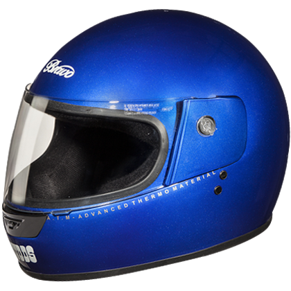 Studds Bravo Flame Blue Helmet - bikerstore.in