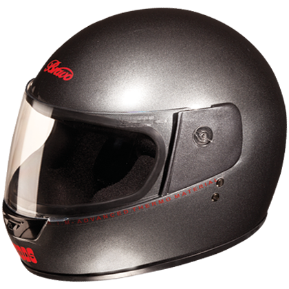 Studds Bravo Gun Grey Helmet - bikerstore.in