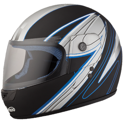 Studds Bravo Knight Matt Black N1 Helmet - bikerstore.in