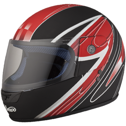 Studds Bravo Knight Matt Black N2 Helmet - bikerstore.in