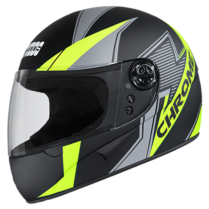 Studds Chrome D5 Decor Black N5 Helmet - bikerstore.in