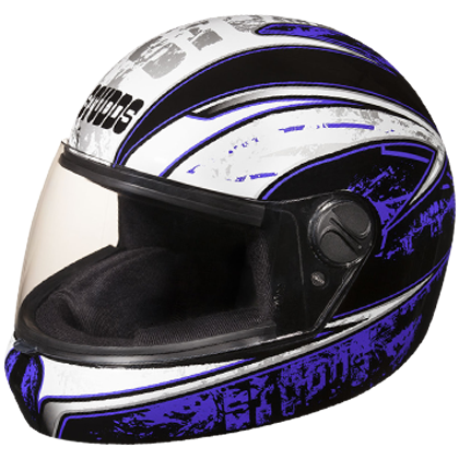 Studds Jade D2 Decor Matt Black N1 Helmet - bikerstore.in