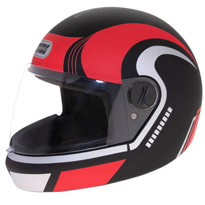 Studds Jade D3 Decor Matt Black N2 Helmet - bikerstore.in