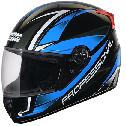 Studds Professional D2 Decor Black N1 Helmet - bikerstore.in