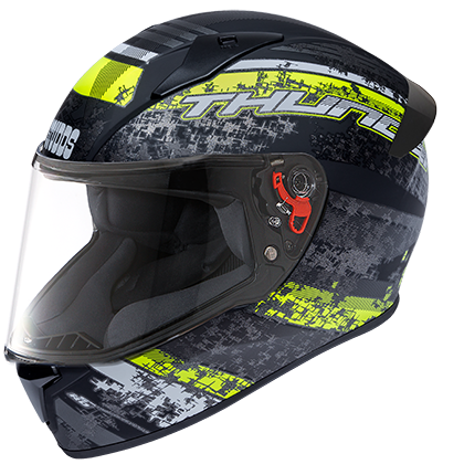 Studds Thunder D1 Decor MATT Black N5 - bikerstore.in