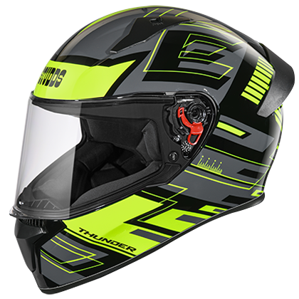 Studds Thunder D3 Decor With Spoiler Black N5 - bikerstore.in