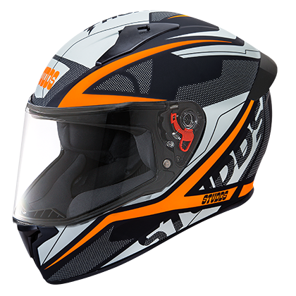 Studds Thunder D4 Decor With Spoiler Matt Black N10 - bikerstore.in