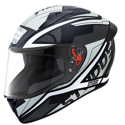 Studds Thunder D4 Decor With Spoiler Matt Black N6 - bikerstore.in