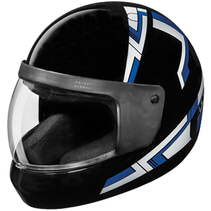 Studds Ultra Black Helmet - bikerstore.in