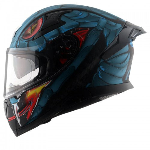 Axor APEX VENOMOUS D/V DULL BLACK M.BLUE Helmet