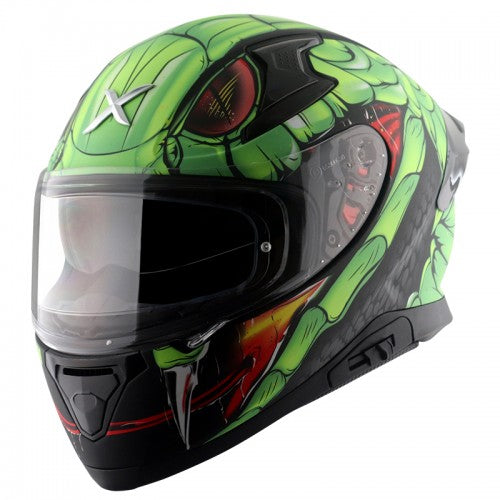 Axor APEX VENOMOUS D/V DULL BLACK NEON GREEN Helmet