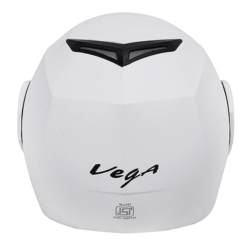 Vega Crux White Helmet - bikerstore.in