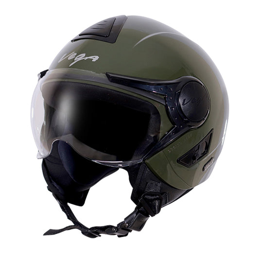 Vega Verve Army Green Helmet - bikerstore.in