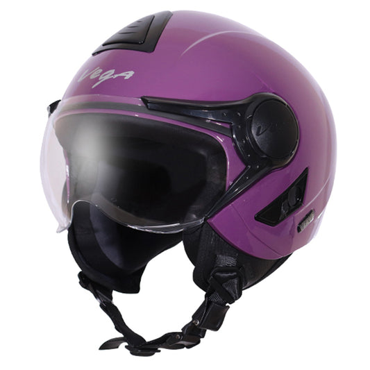 Vega Verve Purple Helmet - bikerstore.in