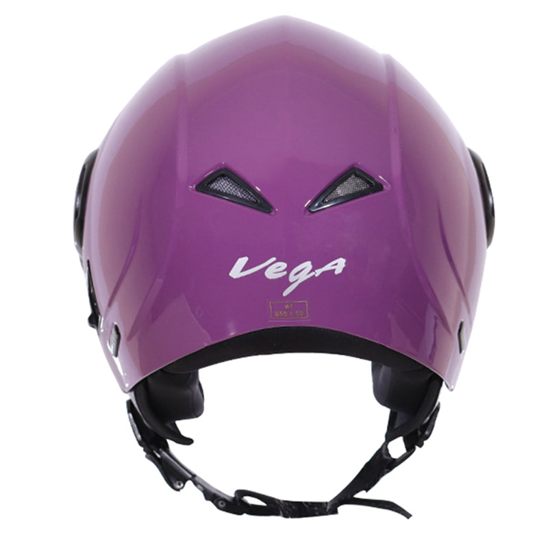 Vega Verve Purple Helmet - bikerstore.in