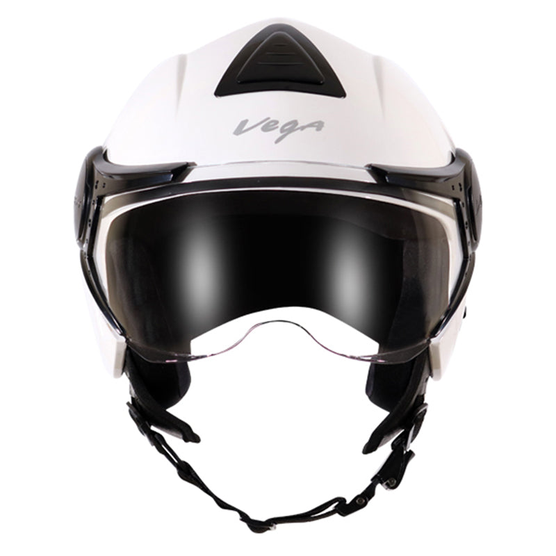 Vega Verve White Helmet - bikerstore.in