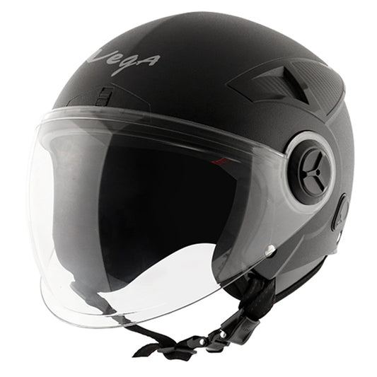 Vega Blaze Black Helmet - bikerstore.in