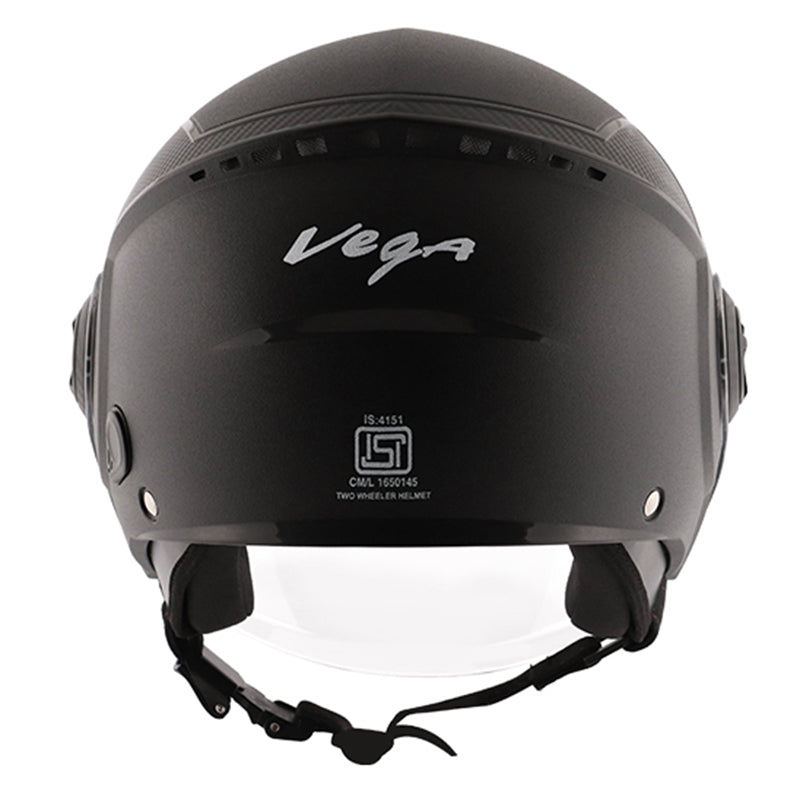 Vega Blaze Black Helmet - bikerstore.in