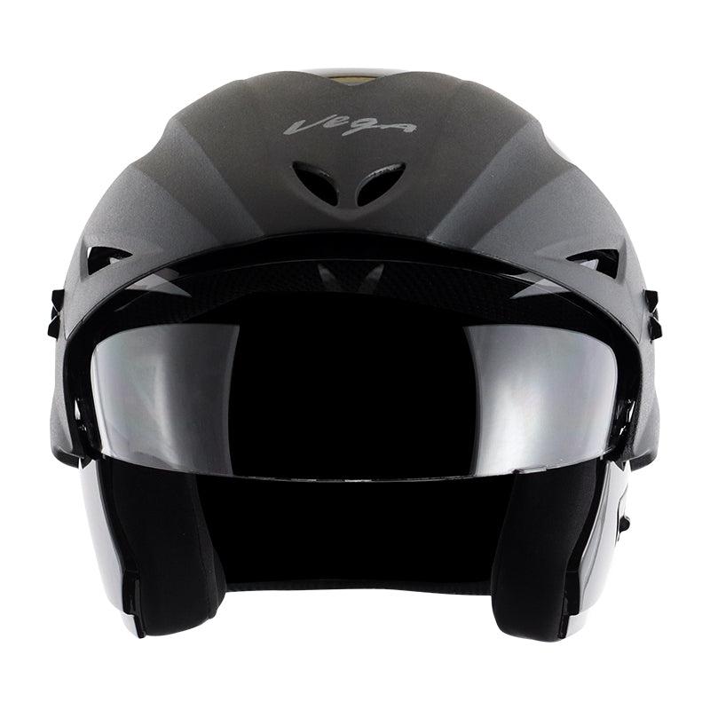 Vega Cruiser W/P Black Helmet - bikerstore.in