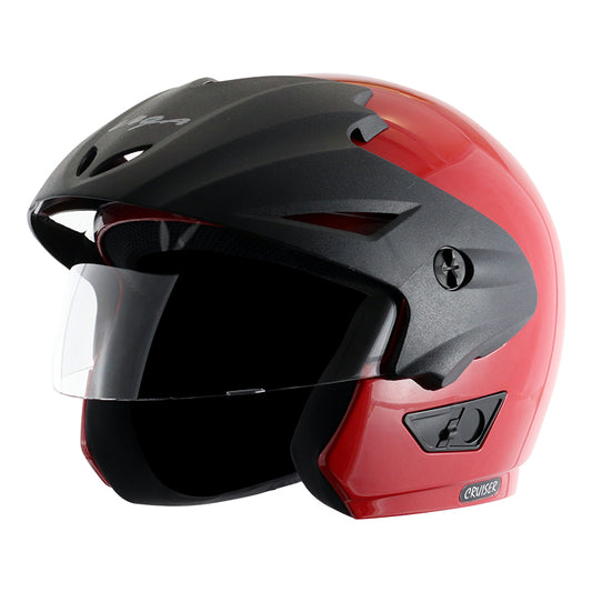 Vega Cruiser W/P Red Helmet - bikerstore.in