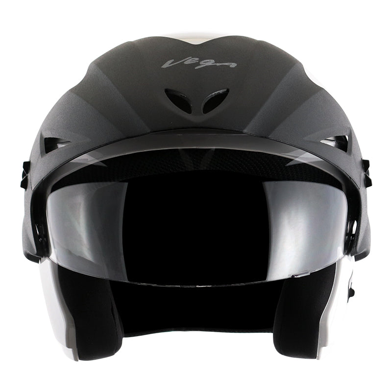 Black bike best sale white helmet