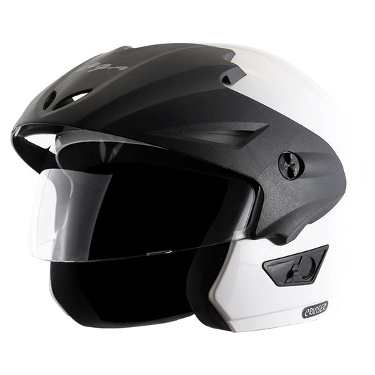 Vega Cruiser W/P White Helmet - bikerstore.in