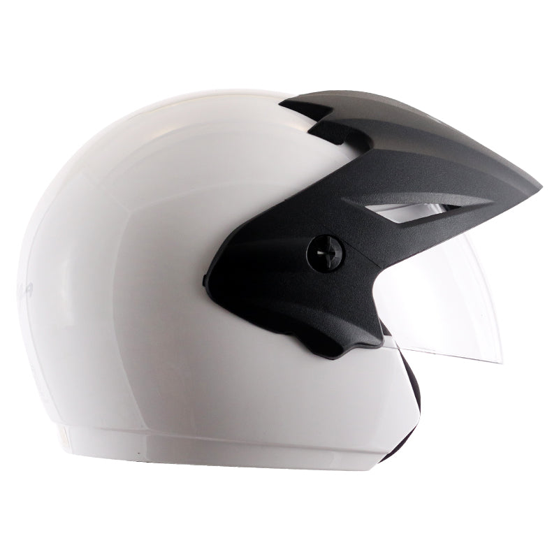 Vega Cruiser W/P White Helmet - bikerstore.in