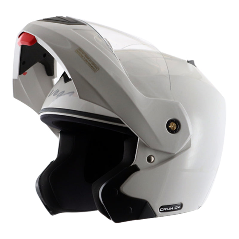 Vega Crux Dx White Helmet - bikerstore.in