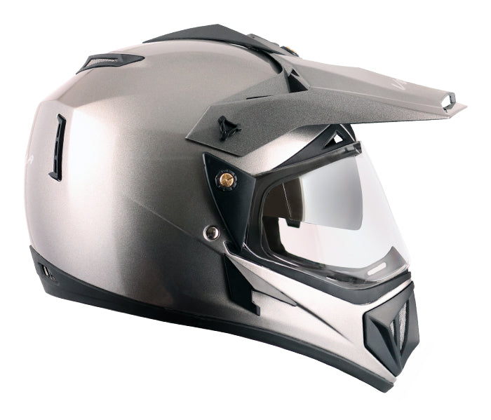 Vega Off Road D/V Anthracite Helmet - bikerstore.in