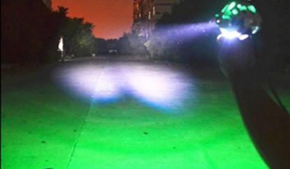 HJG Projector Angel Eyes LED Fog Light For Bike Universal For All Bike (Blue Angel Eyes, 1pc) - bikerstore.in