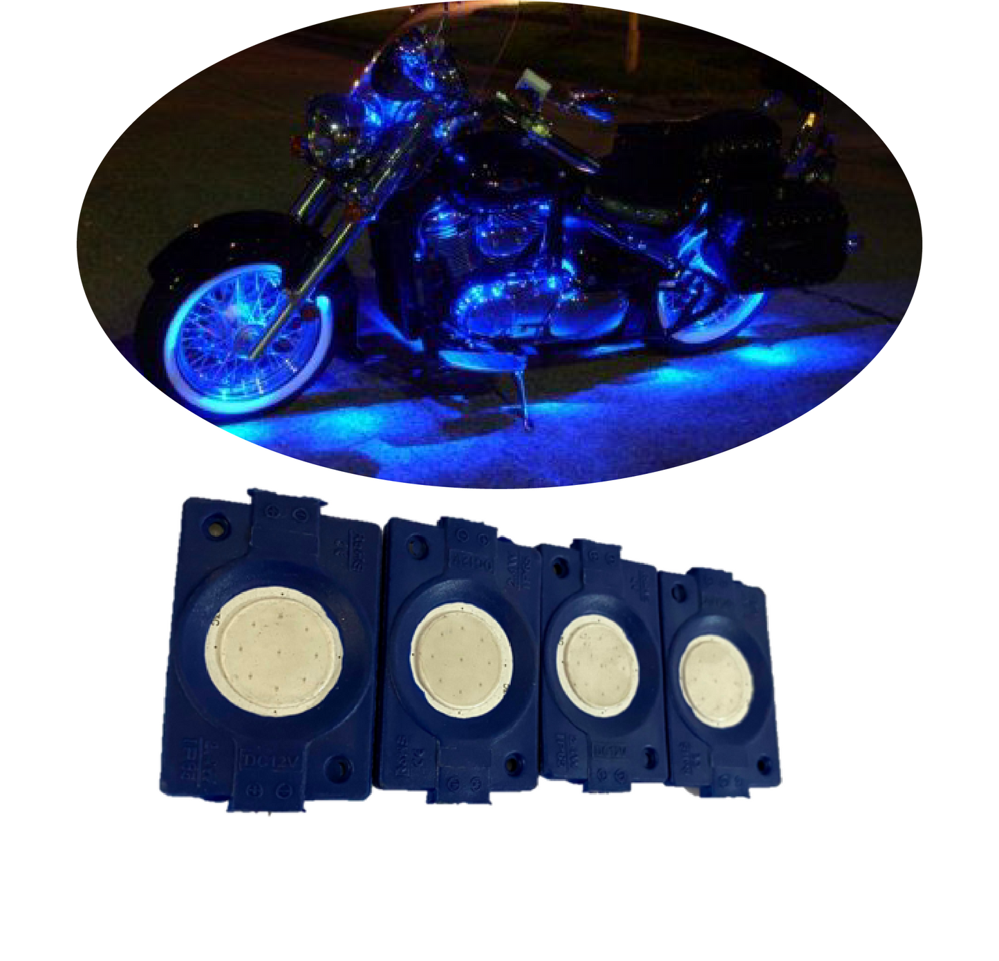 Blue light for bike hotsell